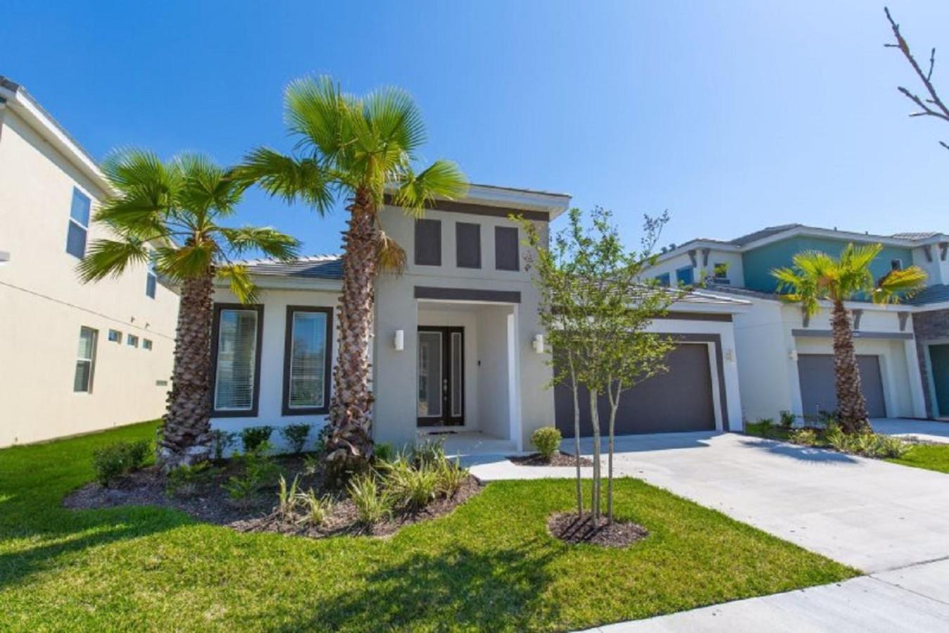 #372-Welcome To Lightwater Villa, Your Modern Disney Vacation Home! South-Facing Pool & Spa Overlooking Lake Kissimmee Exterior foto