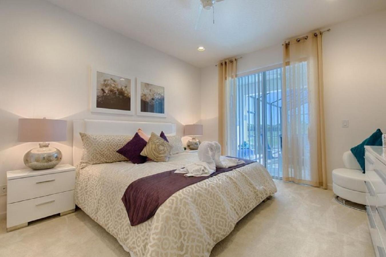 #372-Welcome To Lightwater Villa, Your Modern Disney Vacation Home! South-Facing Pool & Spa Overlooking Lake Kissimmee Exterior foto