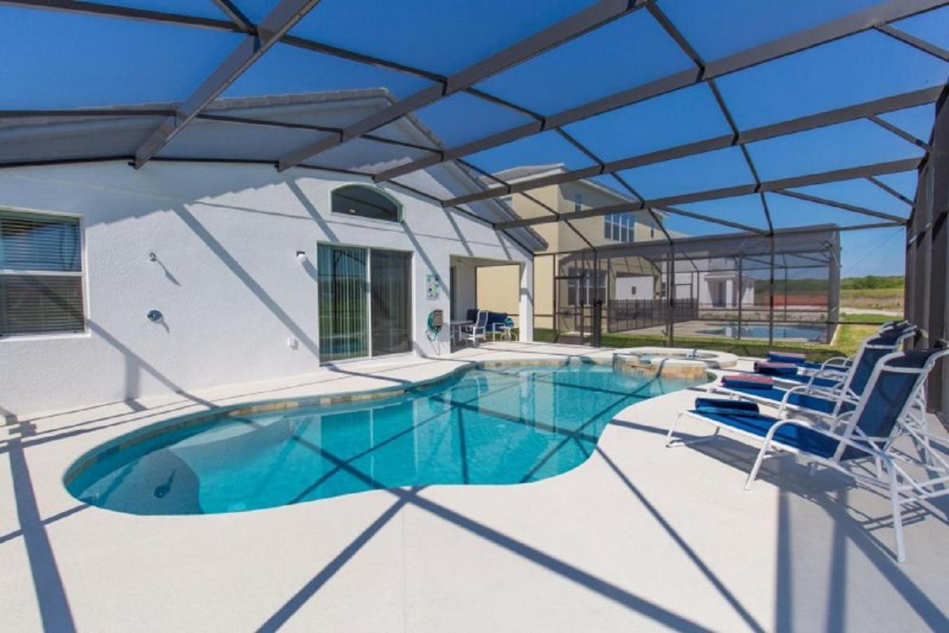 #372-Welcome To Lightwater Villa, Your Modern Disney Vacation Home! South-Facing Pool & Spa Overlooking Lake Kissimmee Exterior foto