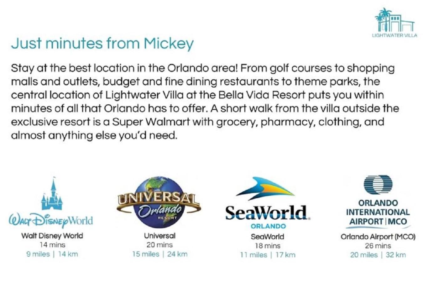 #372-Welcome To Lightwater Villa, Your Modern Disney Vacation Home! South-Facing Pool & Spa Overlooking Lake Kissimmee Exterior foto