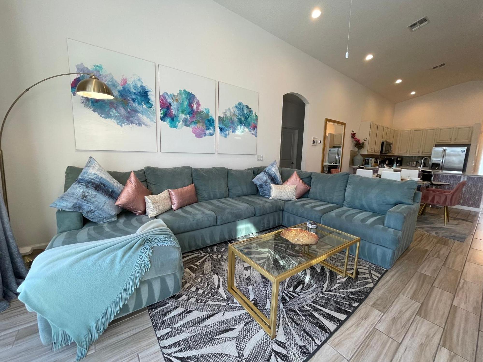 #372-Welcome To Lightwater Villa, Your Modern Disney Vacation Home! South-Facing Pool & Spa Overlooking Lake Kissimmee Exterior foto