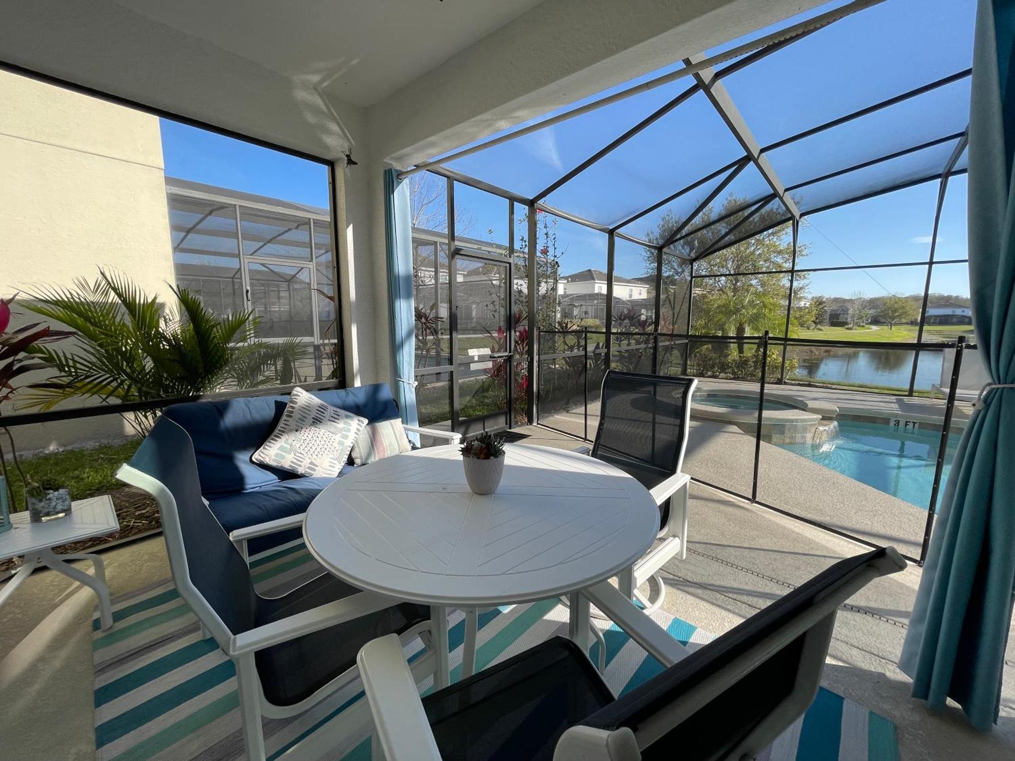 #372-Welcome To Lightwater Villa, Your Modern Disney Vacation Home! South-Facing Pool & Spa Overlooking Lake Kissimmee Exterior foto