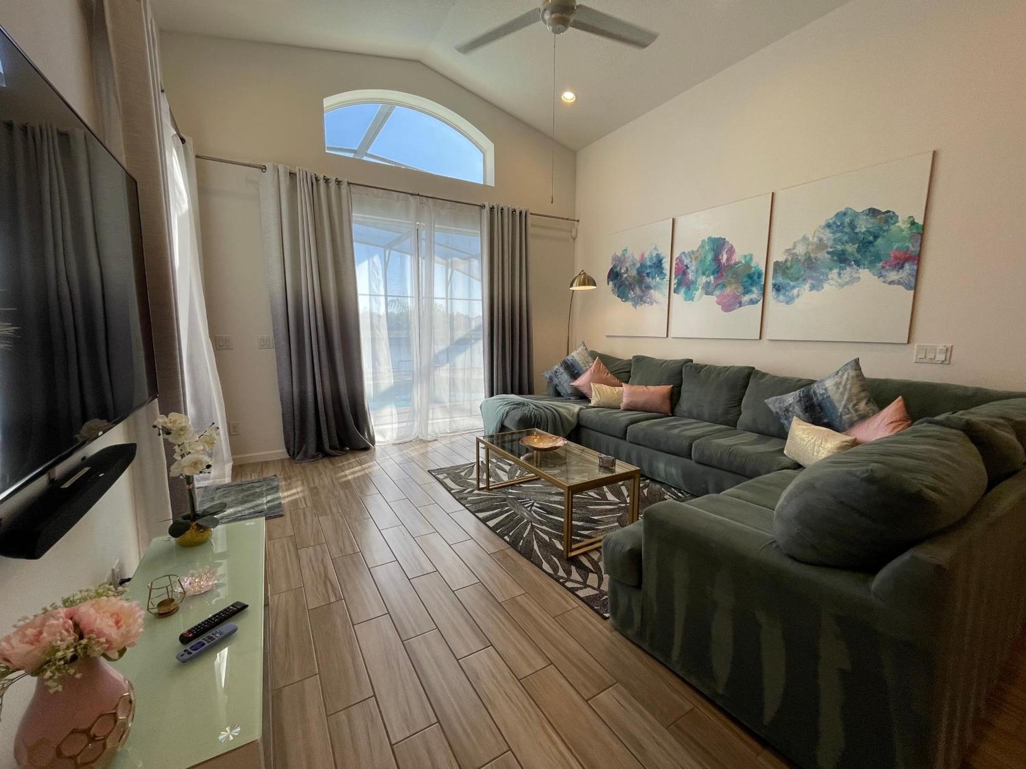 #372-Welcome To Lightwater Villa, Your Modern Disney Vacation Home! South-Facing Pool & Spa Overlooking Lake Kissimmee Exterior foto